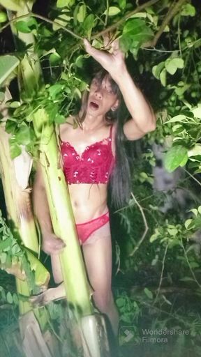 I have sex with a banana tree (humiliation video).