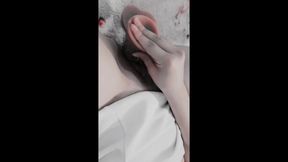 Cute Solo girl plays with her toys