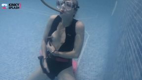 Underwater Bondage, Kink & Cum in My Tight Wetsuit - MOV