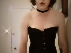 Amateur brunette in stockings luscious pussy fuck