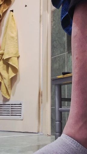 Straight Husband Plays with Balls