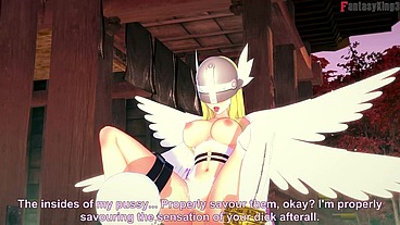 Angelwomon Evolving to fuck - RED - Digimon - Full & POV on Sheer & PTRN: Fantasyking3