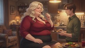 BBW SSBBW Stories #2: Platinum Confessions of First Feeder Bliss