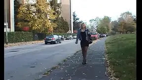 Breathtaking Blonde MILF in Sexy Black Stockings Hard Fucked