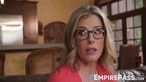 Cory Chase got her holes stretched in a BBC double penetration fuck