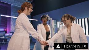 TRANSFIXED - DOLLS Siri Dahl Joins Trans Orgy With Khloe Kay, Eva Maxim, & Zariah Aura! GROUP SEX!