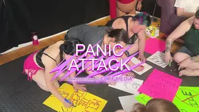 Bisexual friends explore desires in a group orgy