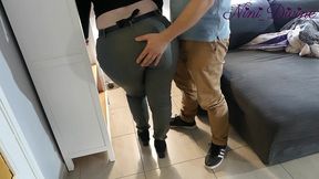 she rubbing her huge ass on my cock, i can t resist fucking her huge ass!
