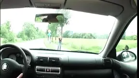 Natural Busty Girl Fucked Outside