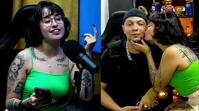 Martina Oliveira Evaluates Ruan's Big Cock, she got horny watching it! - Podcast P�pum no Barraco! COMPLETE ON SHEER - XV RED