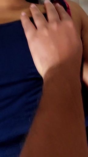 Step Sister Invites Me to Fuck Her Black Pussy - Sharing Bed with Step Sis