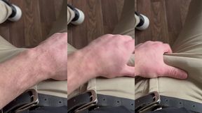 dominanter meister geniesst feierabend im buro und packt aus - phantomgentx