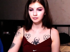 Hottest brunette solo webcam masturbation 2