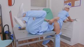 Nurse Gets A Glory Hole Ass Fuck