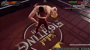 Leticia Battles Samuel in Steamy Naked Fighter 3D Clash