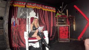 Jetzt bist DU mein EIGENTUM FÜR IMMER! Sklavenvertrag wird aufgesetzt.