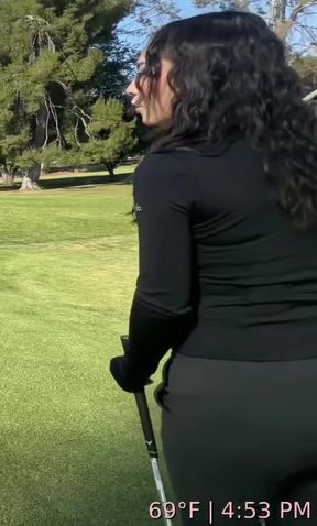 Golfing in the park