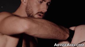 Dominant Axel Abysse buried his fist and his long dildo into the hungry butthole of J