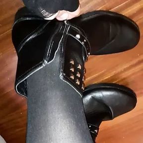 boots tights and cock