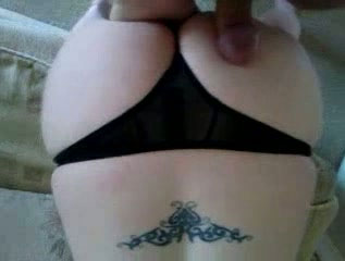 Doggystyle fucking my pale skin skanky bitch on homemade POV video