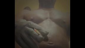 Black Muscle Cum Exhibition