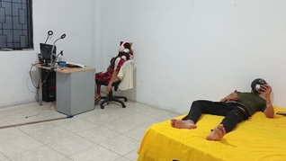con mi polla dura y mi cuñada a los lados