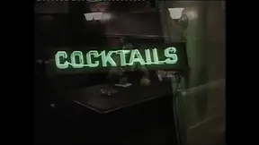 Barmaid gives a pure licking to a lucky customer's pussy