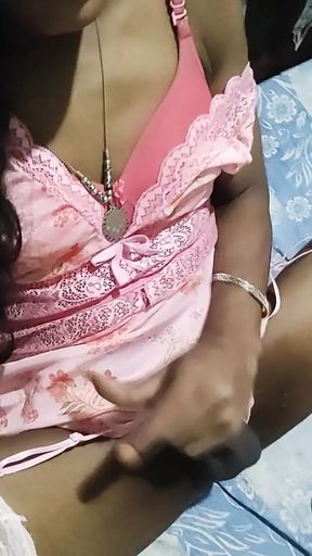 Indian sissy Cumming and eating own milk