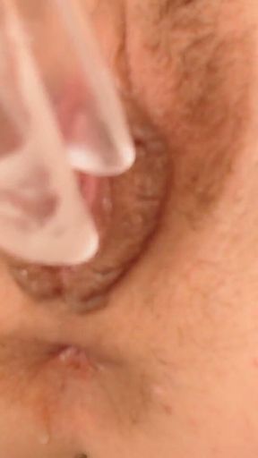 Gyno Fetish Searching Cervix - Wide Opened Pussy with Gyno Mirror