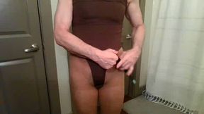 Sexy Petite Slender Crozzdresser in Girls Sexy Lingerie 2005