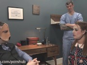 Alisha Adams, the mechanical blowjob and assfuck doll