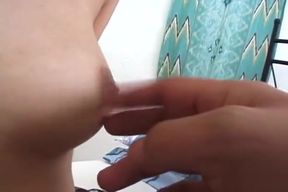 прийм, littie asian cutie gets muffin stuffed with digits