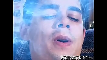 Smoking fetish twink bends over for hardcore analizing