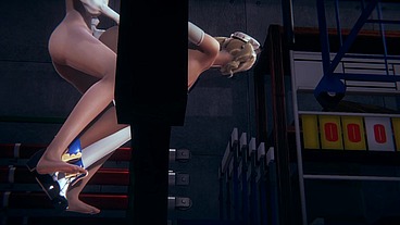 Genshin Impact Hentai Futanari 3D - Barbara is fucked with creampie hard by Jean Futa through the wall - Japanese Asian Manga Anime Game Porn Animation Yuri