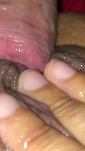 Iconic moment from &quot;Salope soumise mouille French cum inside wife&#039;s pussy, creampie&quot;
