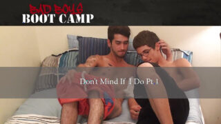 Des beaux mecs gays amateurs tatoués s'embrassent, se masturbent et se font pénétrer profondément par derrière.