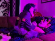Wuffles Riding His Cheetah (Fursuit Yiff)