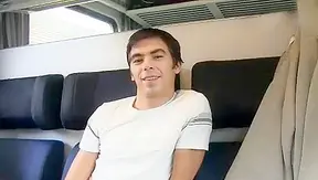 Czech Cutie Sucks Cock on Moving Train - Amateur Czech Hunter Action