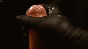 Huge White Cock and Low Hanging Balls Solo Stroke