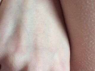 Fingering my pink constricted snatch. #virgin