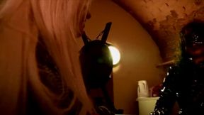 Andreya Diamond gets tied up in a bondage situation