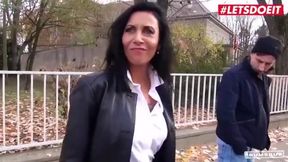 Exciting Outdoor Adventure with Busty MILF Paris - A Thrilling Ride Awaits!