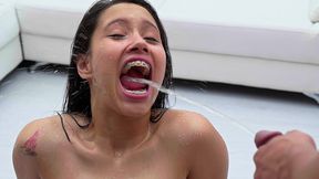 (bts) wet version from lia ponce 20 loads cum in mouth, yenifer chacon, bukkake, 5on1, bbc, pee drink, dp, swallow