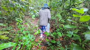 Thai forest babes get fucked in POV outdoor romp