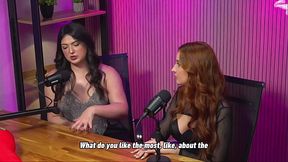 LESBIAN WHORE AMONG THE HOT GIRLS IN THE STUDIO