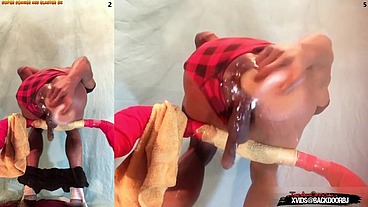 *PREMIUM* Crazy Enema Twink - This guy pumps his asshole full of water and uses a monster cock to plunge it out, farts and prolapses ...but like, I'm not gay tho - Ass Monkey