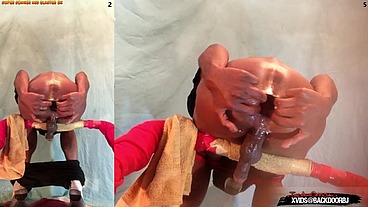 *PREMIUM* Crazy Enema Twink - This guy pumps his asshole full of water and uses a monster cock to plunge it out, farts and prolapses ...but like, I'm not gay tho - Ass Monkey