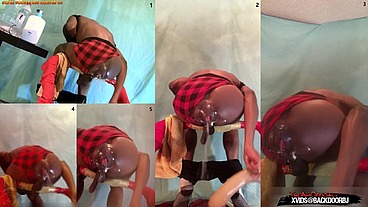 Crazy Enema Twink - This guy pumps his asshole full of water and uses a monster cock to plunge it out, farts and prolapses ...but like, I'm not gay tho - Ass Monkey