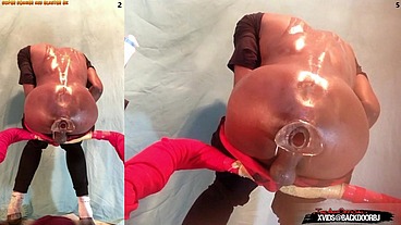 *PREMIUM* Crazy Enema Twink - This guy pumps his asshole full of water and uses a monster cock to plunge it out, farts and prolapses ...but like, I'm not gay tho - Ass Monkey