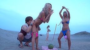 Timestop Fucking Japanese Sluts On The Beach